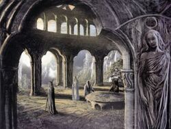 The White Council last reunion by Alan Lee