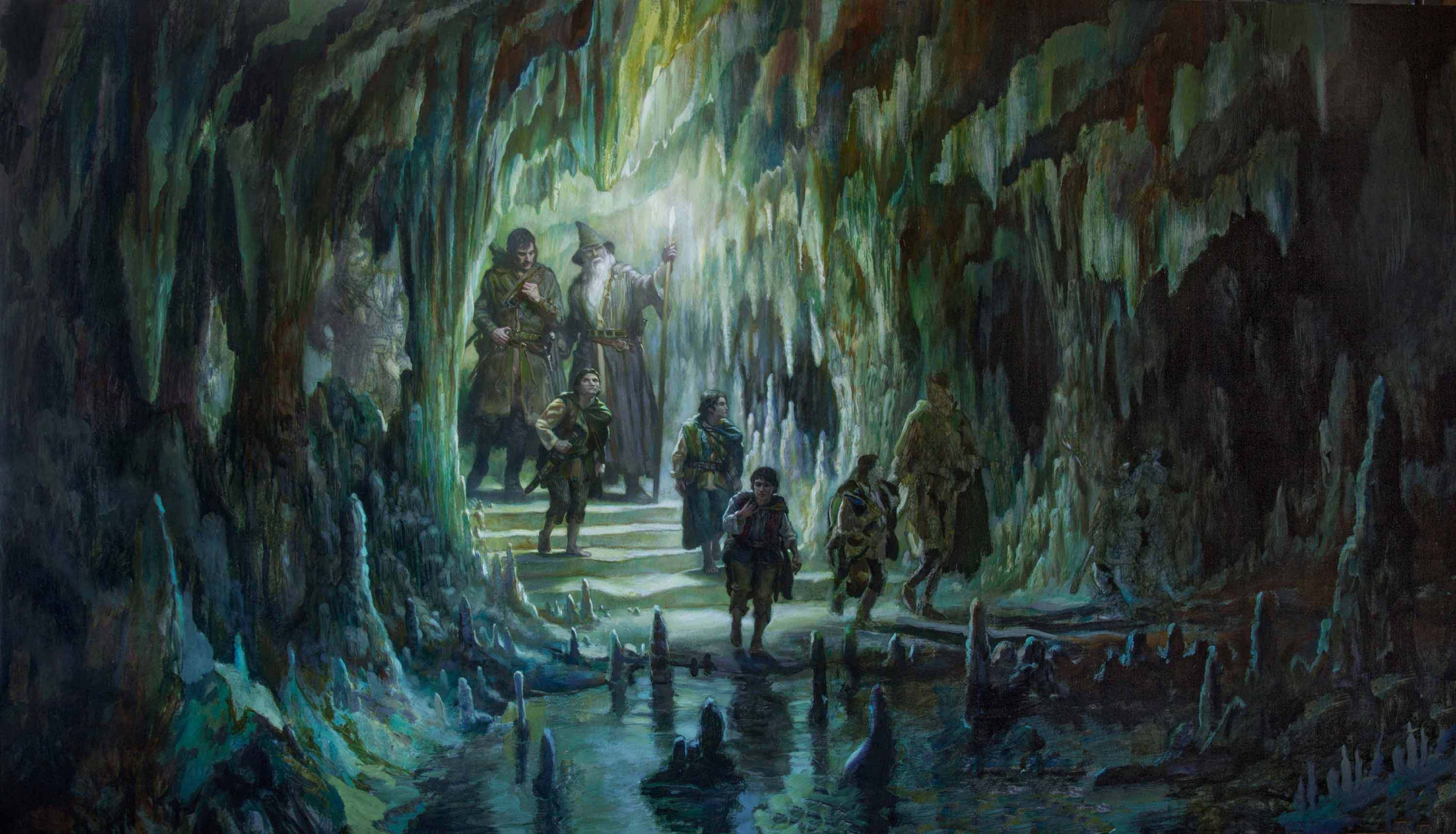 mines of moria, khazad dum, halls of durin, middle, khazad-dûm moria 