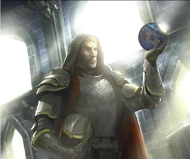 Arveleg spoglądający w palantír