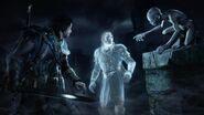 Art of Gollum with Talion and Celebrimbor