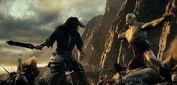 The Hobbit Thorin vs Azog