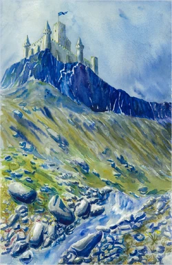 The mountain castle by Losse elda
