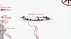 Iron Hills from map