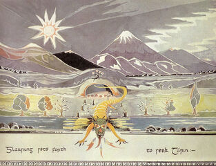 J.R.R. Tolkien - Glaurung sets forth to seek Túrin