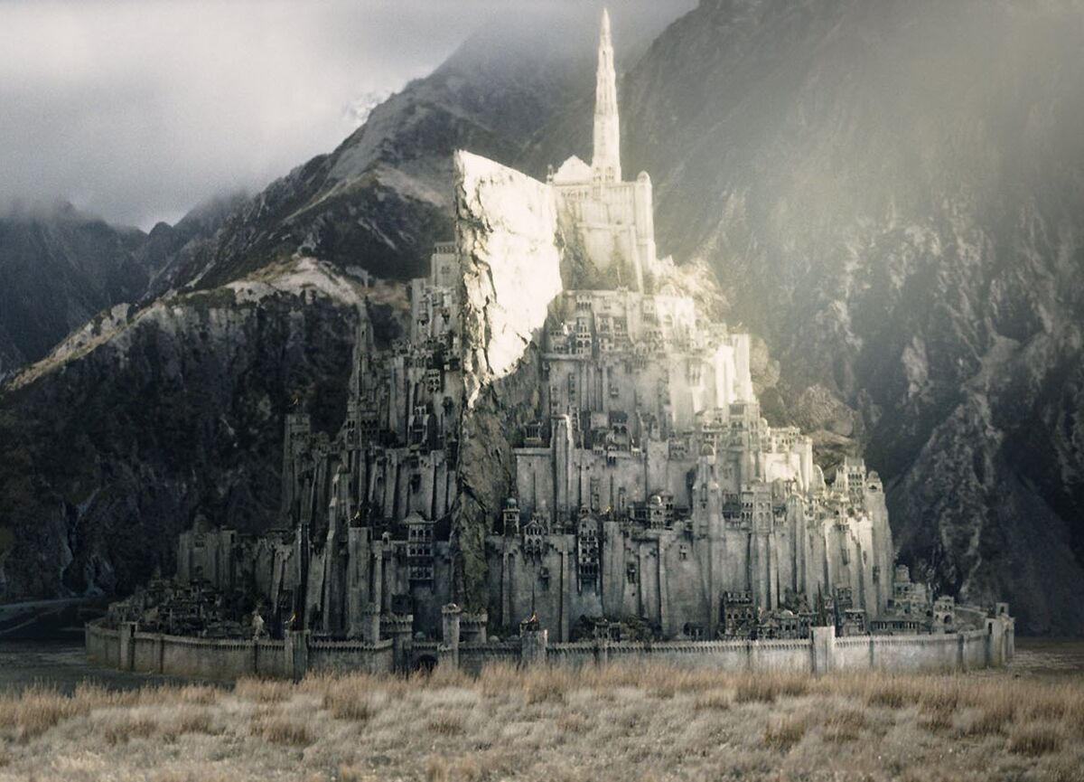 The Lord of the Rings - Green Minas Tirith - spring and restoration of the  White City.