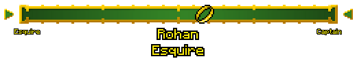 The alignment bar for Rohan, when inside the area of full influence