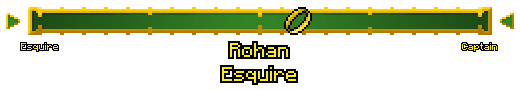 The alignment bar for Rohan, when inside the area of full influence