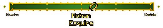 The alignment bar for Rohan, when outside the area of influence but Rohirrim nearby