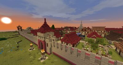 Minecraft Middle Earth Build