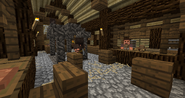 The interior of a Dunlending tavern.