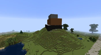 Here you can see the (too big) wool cubes