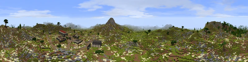 A panorama of the Umbar Hills.