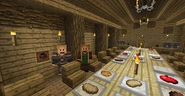 The first screenshot of Rohan mead hall was posted by LotR mod.