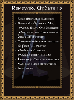 Updates Renewed The Lord Of The Rings Minecraft Mod Wiki Fandom Updates Renewed The Lord Of The Rings Minecraft Mod Wiki Fandom