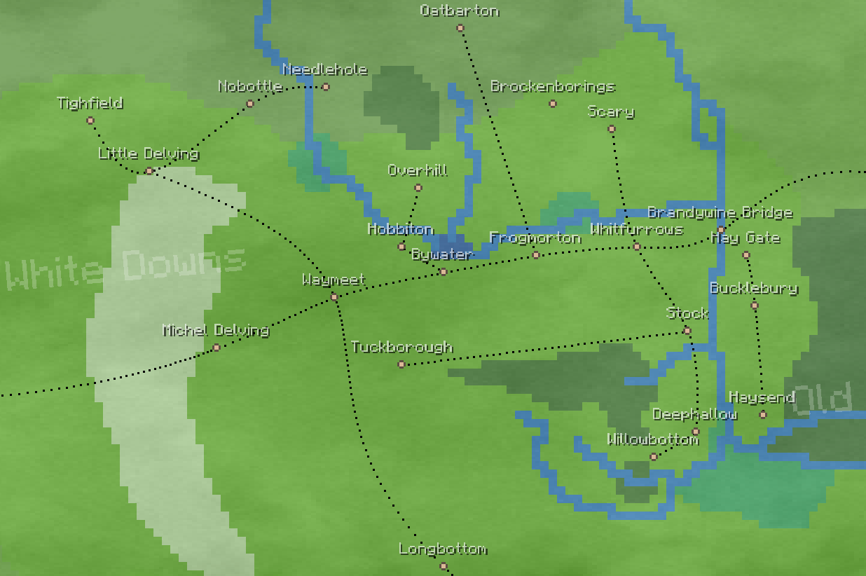 The Lord of the Rings - Middle Earth Minecraft Map