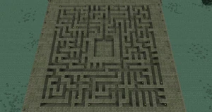 TauredainPyramidAboveB25.png (1.1 MB) An aerial view of the first level of a stone pyramid.