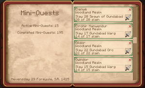 4 of 5 Wood-elven kill quests