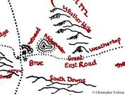 Midgewater Marshes Tolkien map