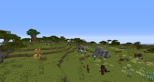 遠ハラドのサバンナ