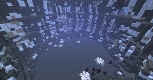 Large room in the ice level, with orcs and ice mobs.