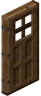 An olive door