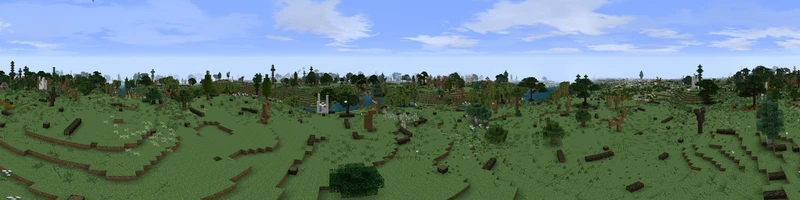 A panorama of the Ithilien Wasteland.