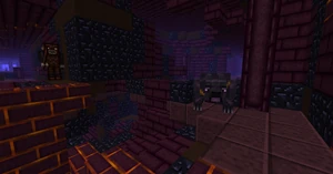 Utumno Orc and Utumno Obsidian Warg in the obsidian level.