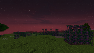 The night sky over Dorwinion shortly after sunset.