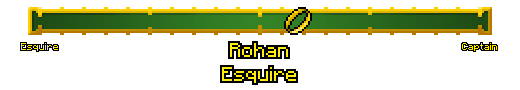 The alignment bar for Rohan, when outside the area of influence.