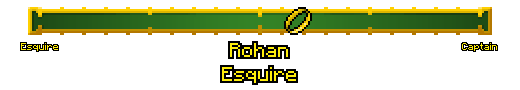 The alignment bar for Rohan, when outside the area of influence