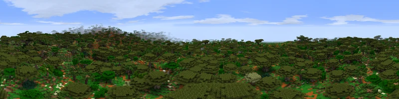 A panorama of the Gulf Forest.