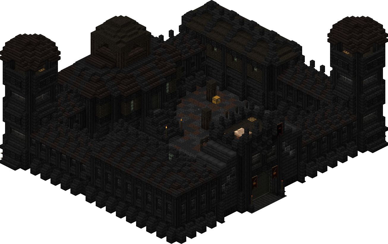 Black Uruk Fortress The Lord of the Rings Minecraft Mod Wiki