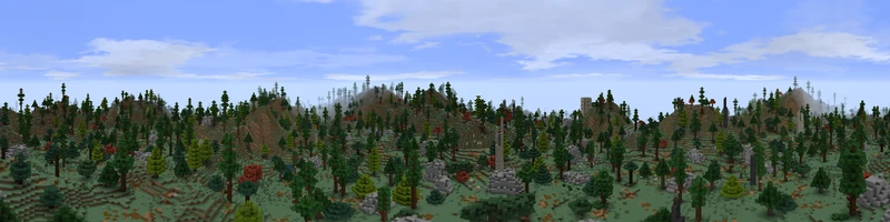 A panorama of the Coldfells.