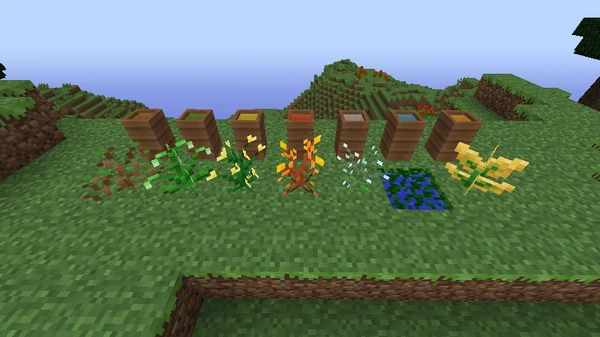 All seven Ent-draughts and their corresponding plants in the order below.