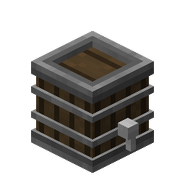 A barrel on top of a furnace.