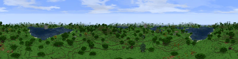 A panorama of an Island.