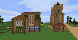 Postmodern Dorwinion house (Minecraft LOTR mod, OC) : r/Minecraft