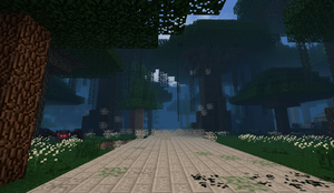 Old elven brick road leading into Mirkwood Corrupted in Public Beta 26.