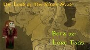 The Lord of the Rings Mod Beta 32- Lore Tags!