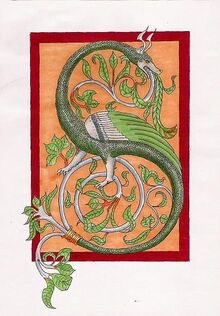 Medieval wyvern by ceinwen.jpg