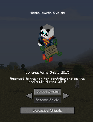 A shield that can currently be selected by the player