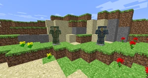 Reolded mail armour.