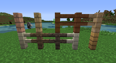 Added Real Wood Fences