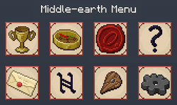 The Middle-earth menu, type 'L'