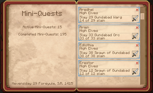 4 of 5 High Elven kill quests