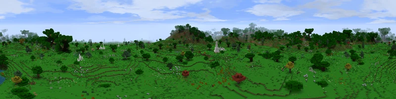 A panorama of Lossarnach.