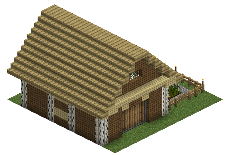 minecraft barn farm