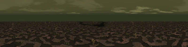 A panorama of the Dead Marshes.