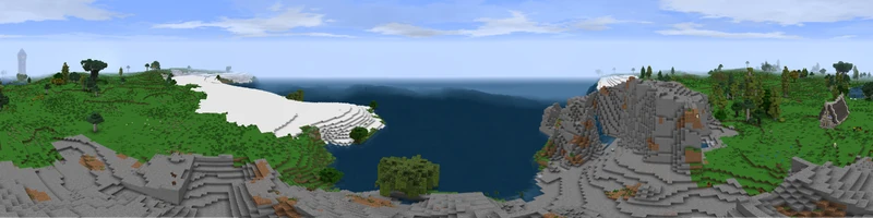 A panorama of the Lindon Coastline.