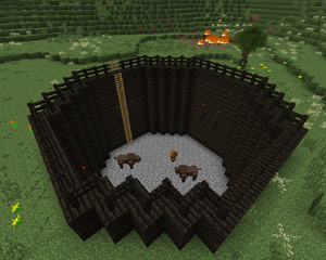 Isengard warg pit.